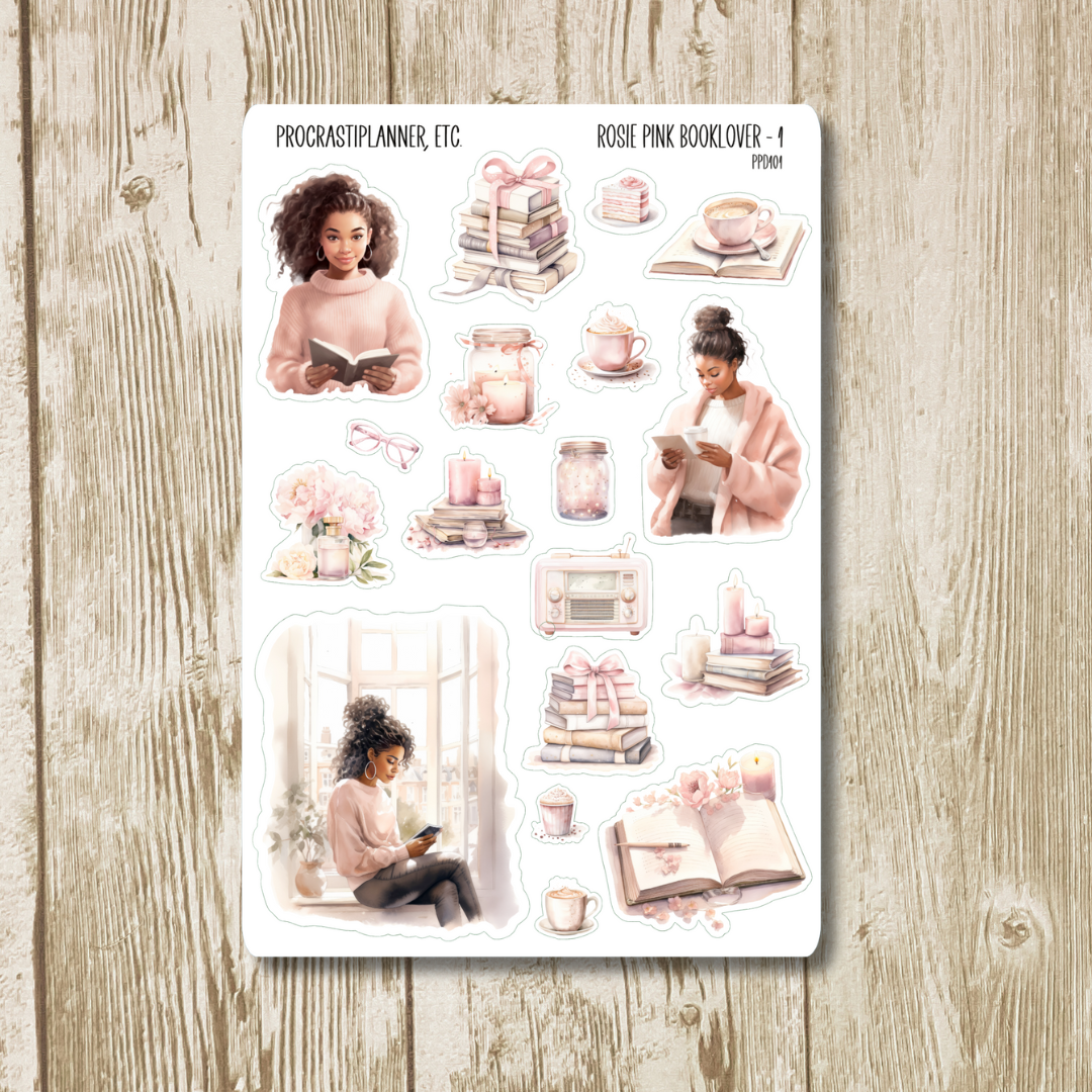 Rosie Pink Book Lover