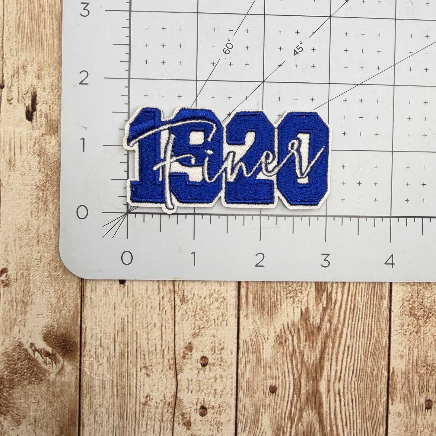 1920 Finer Iron On Patch