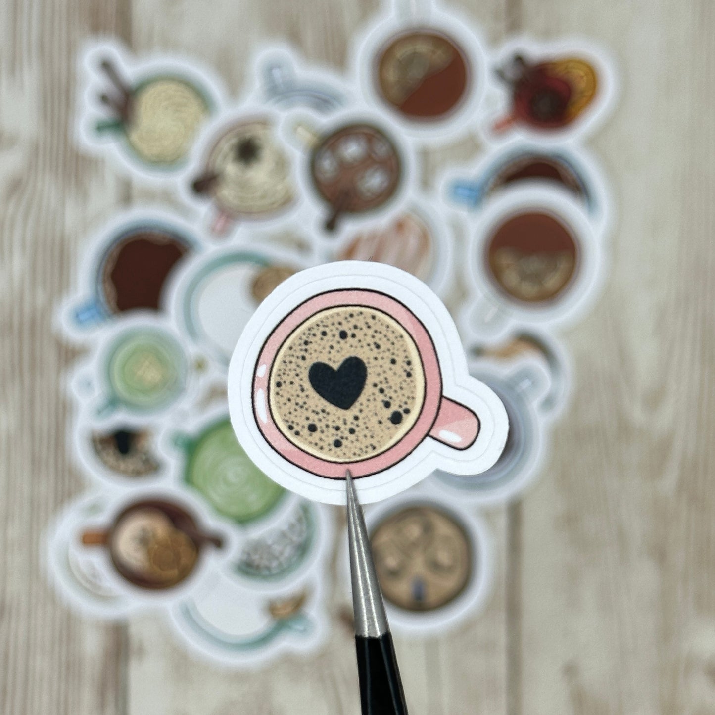 Beverage Die Cut Confetti Stickers