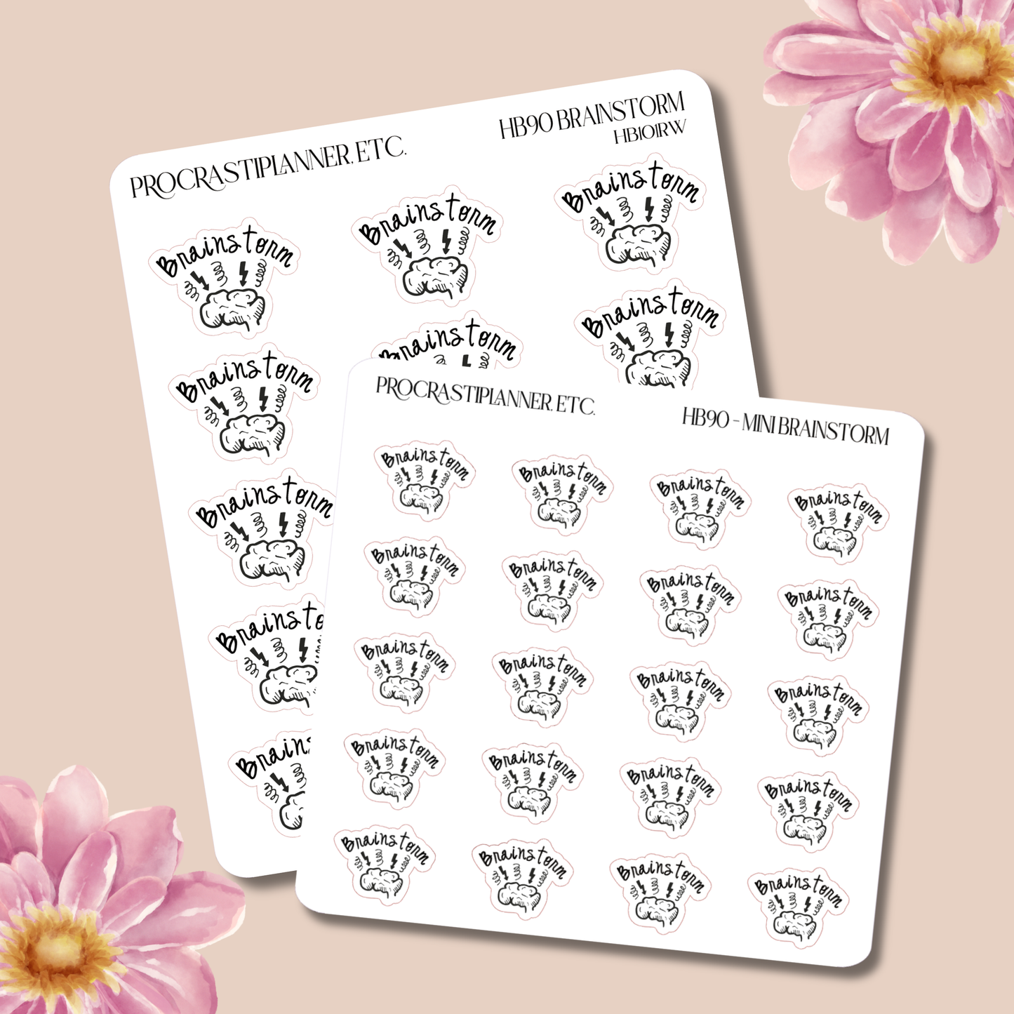 HB90 Method - Brainstorm Planner Stickers