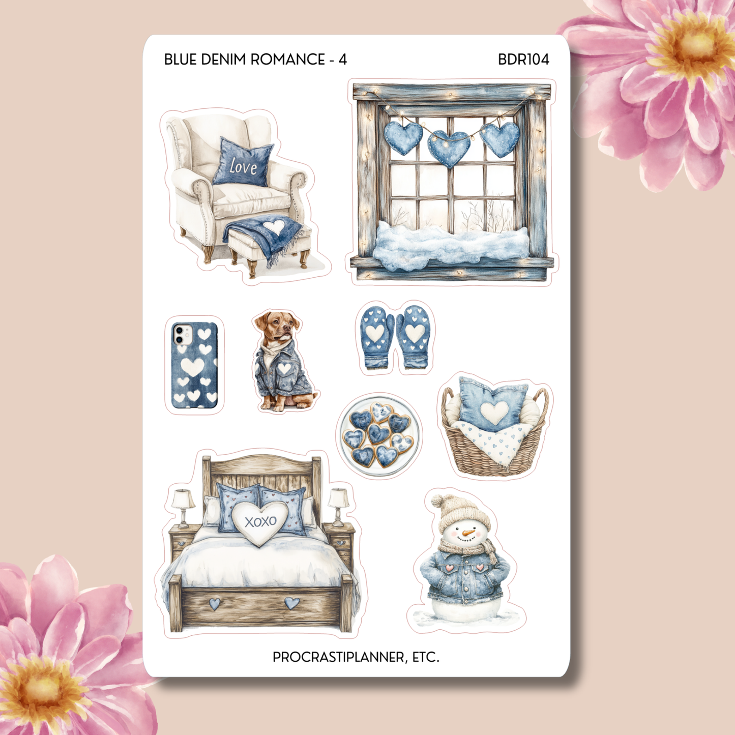 Blue Denim Romance Deco