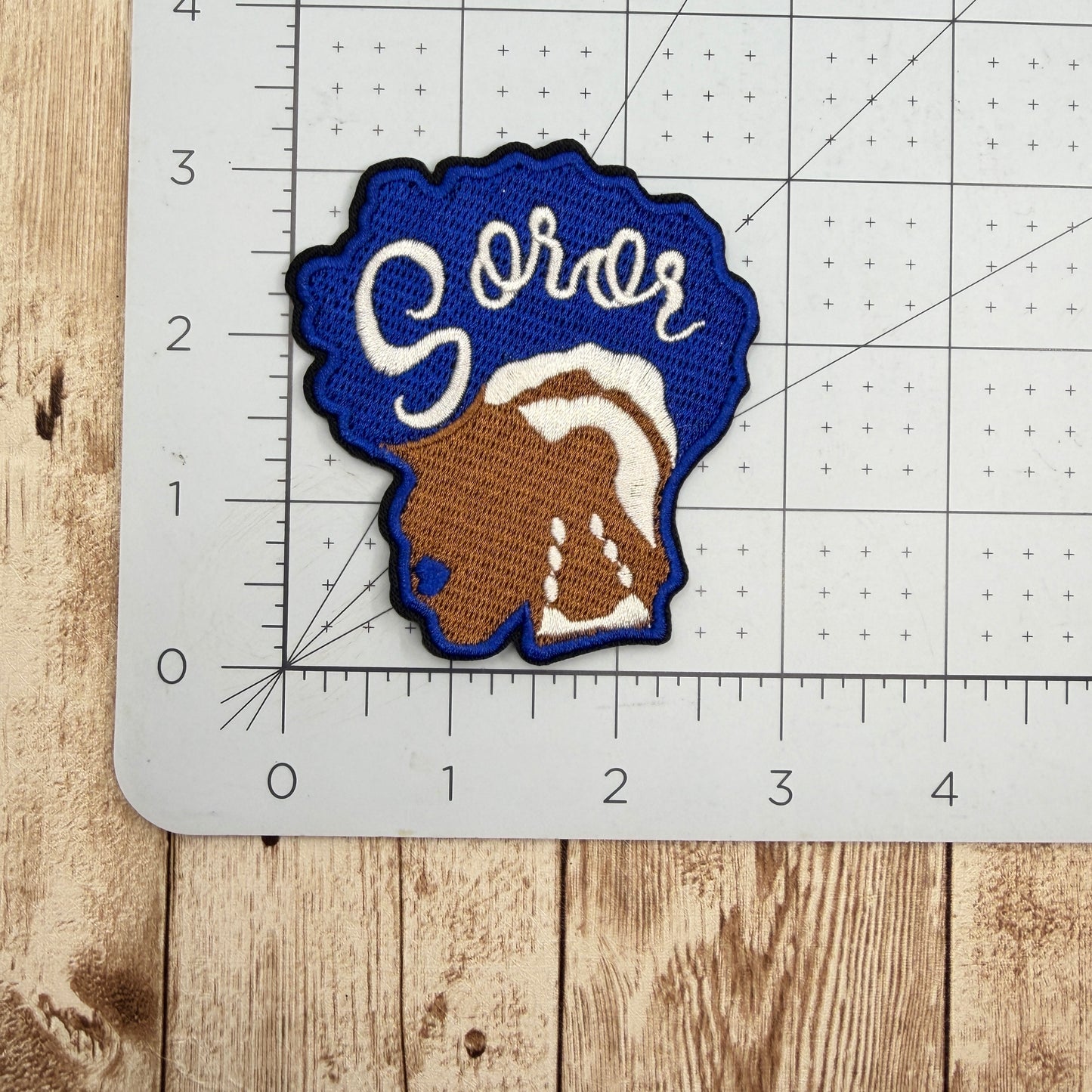 Soror Mohawk Iron On Patch