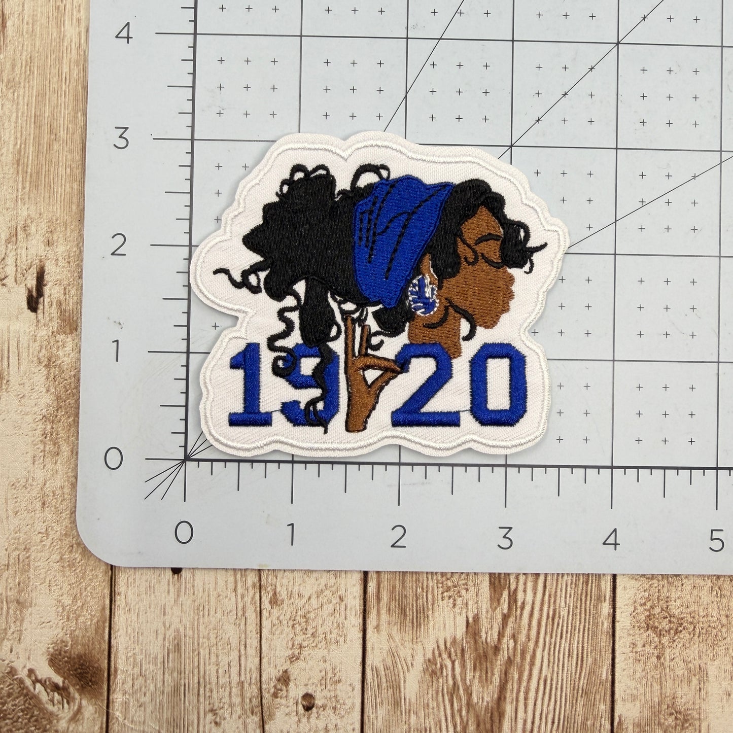 1920 Zeta Profile Iron On Patch