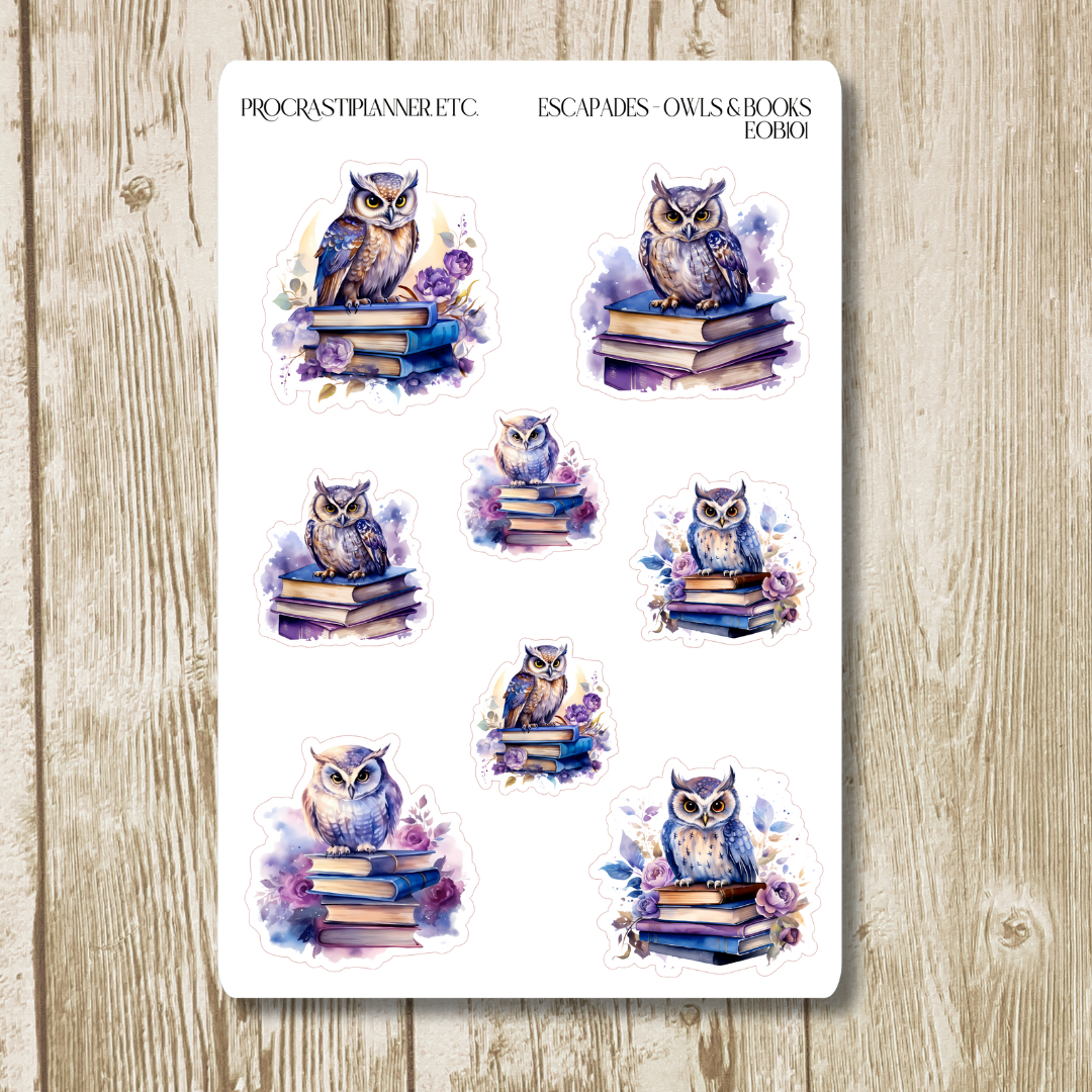 Escapades Owls and Books