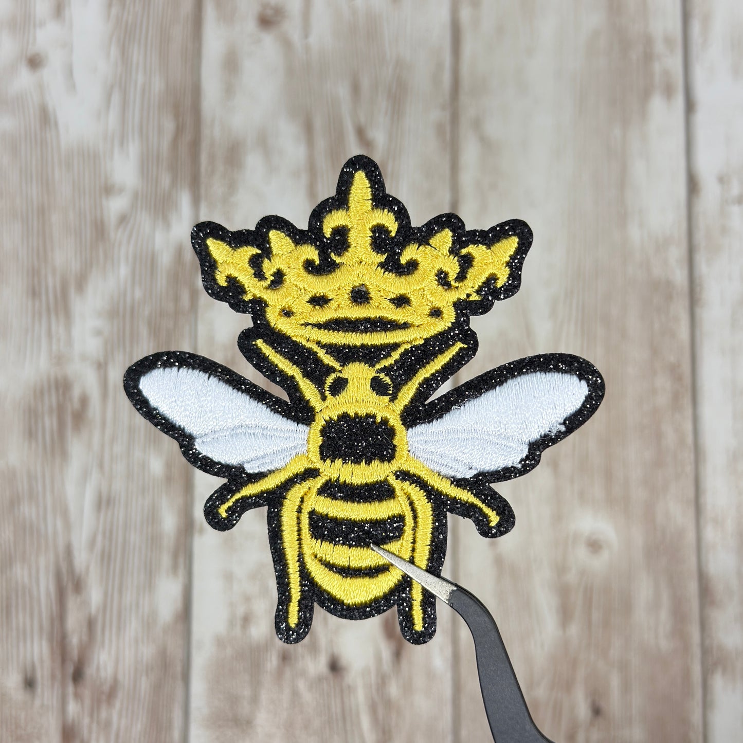 Queen Bee Iron-on Patch