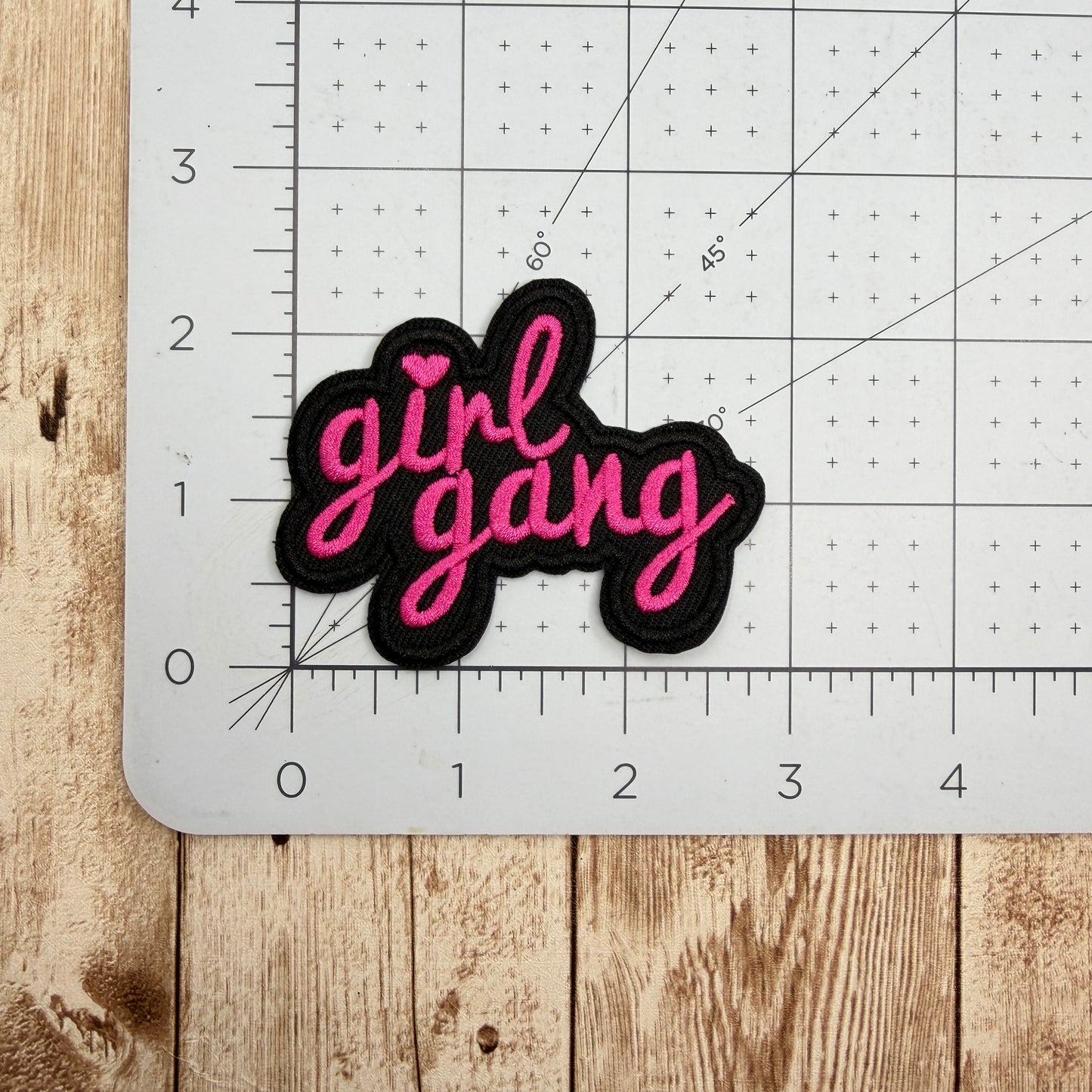 Girl Gang Iron On Patch
