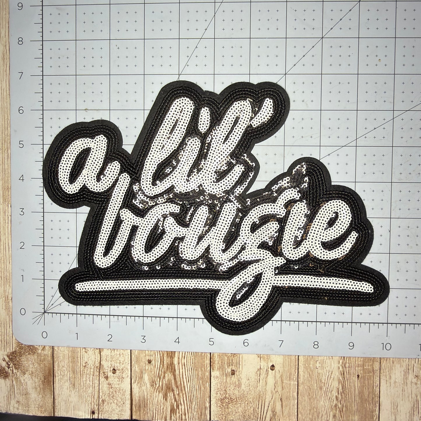 A Lil' Bougie - Large Multiple Colors Iron On Patch