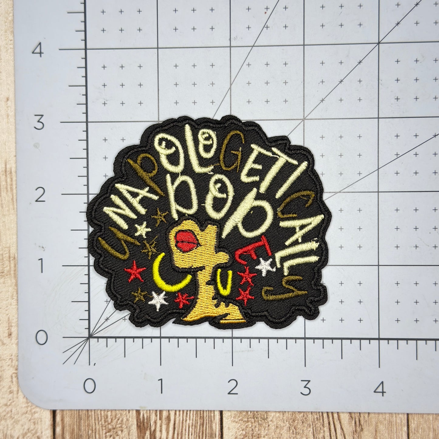 Unapologetically Dope - Pink Iron On Patch