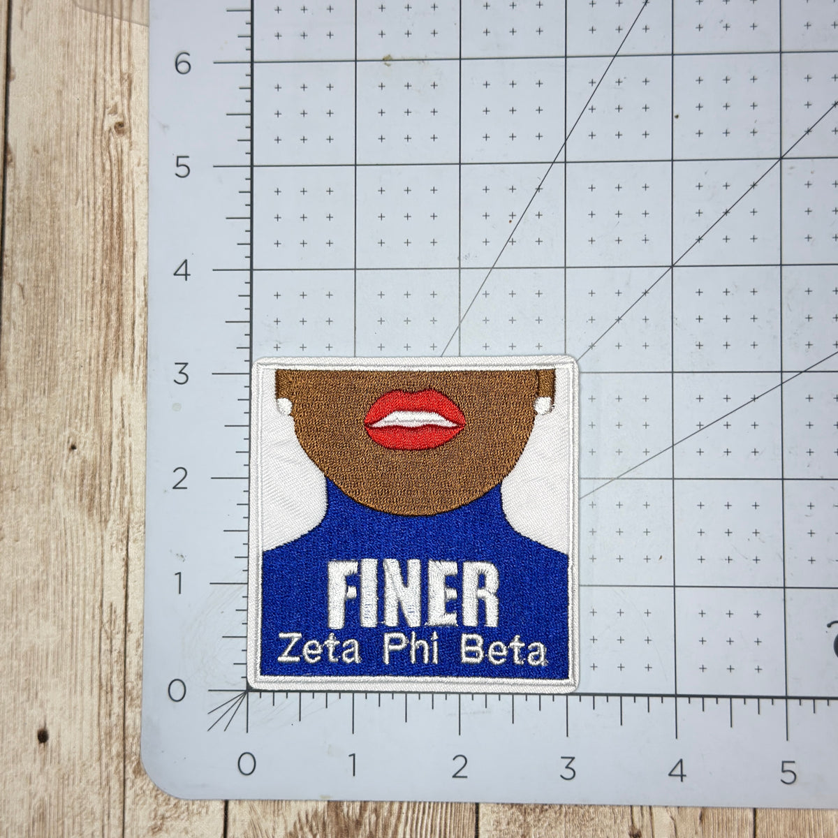 Finer Face Silhouette Iron on Patch