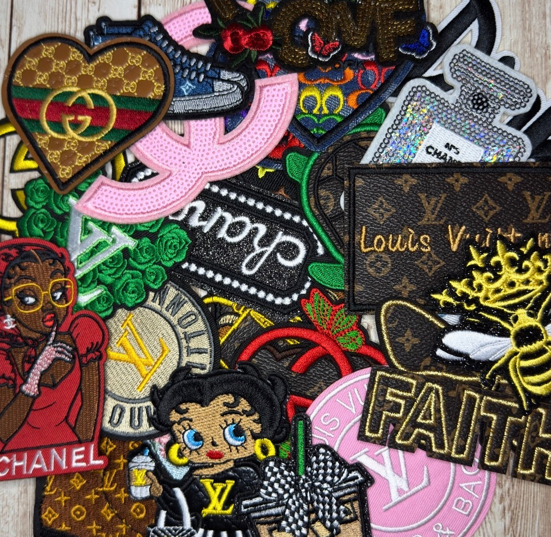 Surprise Mix - Iron Patches - Designer Inspired
