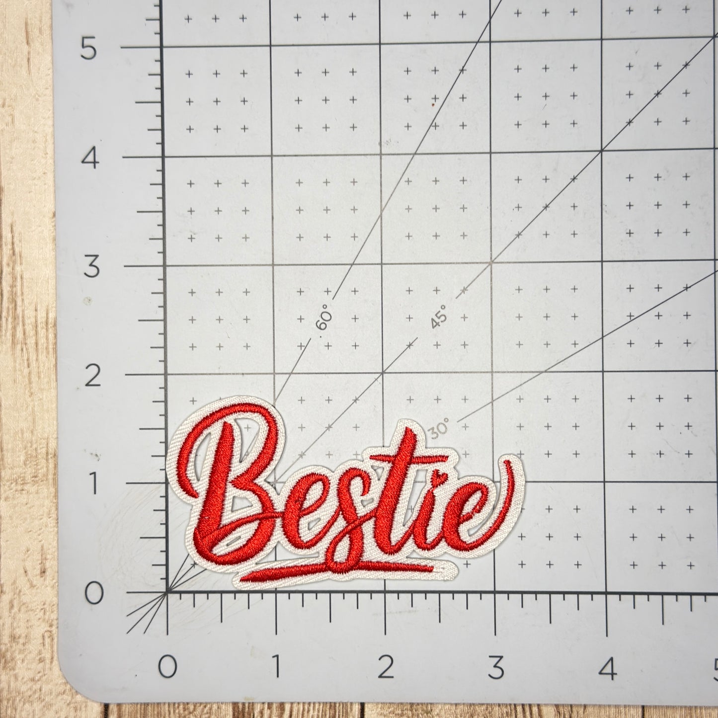 Bestie Iron-on Patch - Two Colors