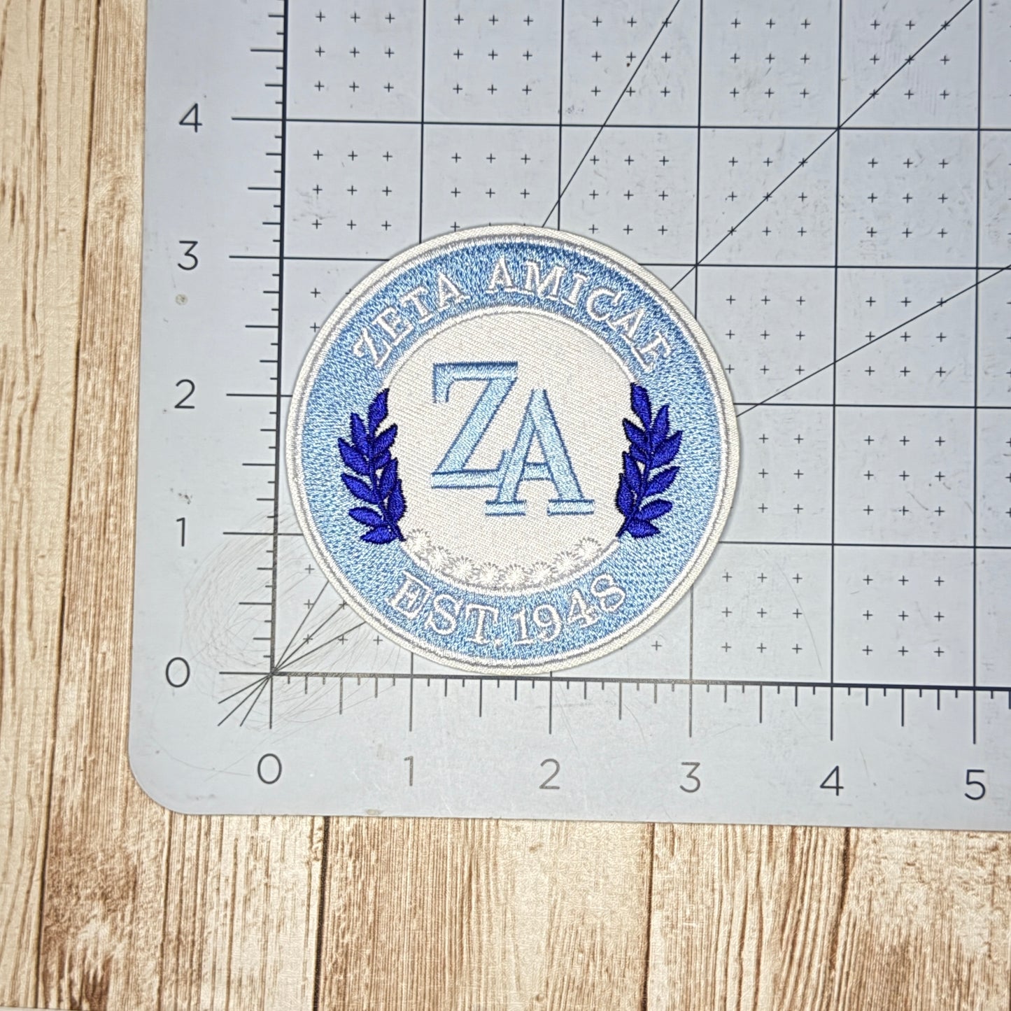Zeta Amicae Circle Patch Iron On Patch - Small