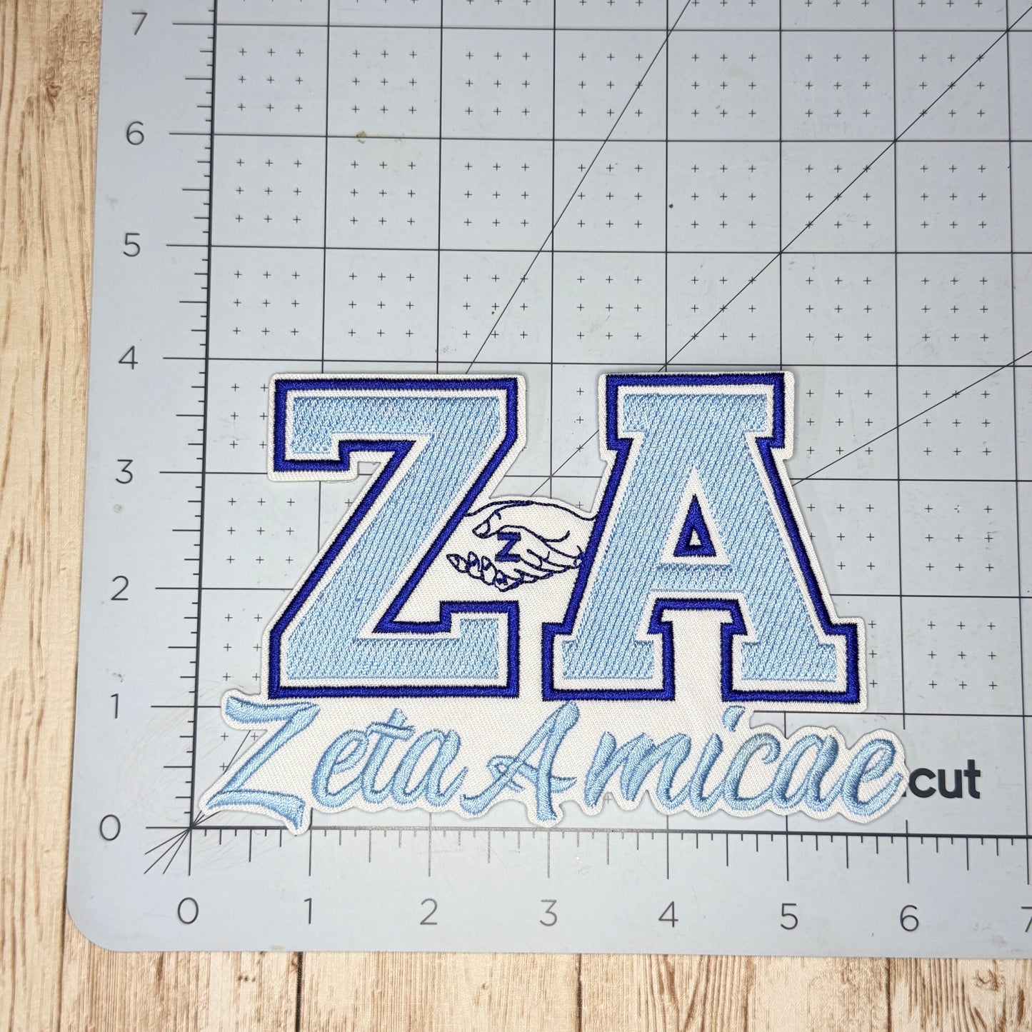 ZA - Zeta Amicae Iron On Patch - Two Sizes