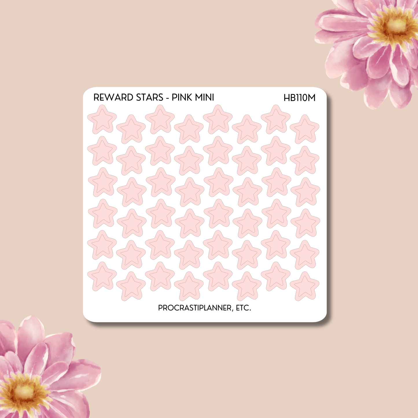 HB90 Method - Pink Reward Stars