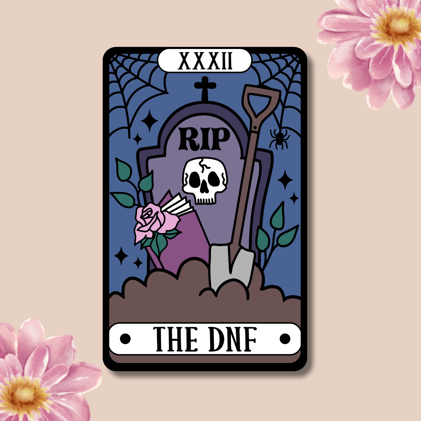 The DNF Tarot Card Waterproof Sticker, Decal