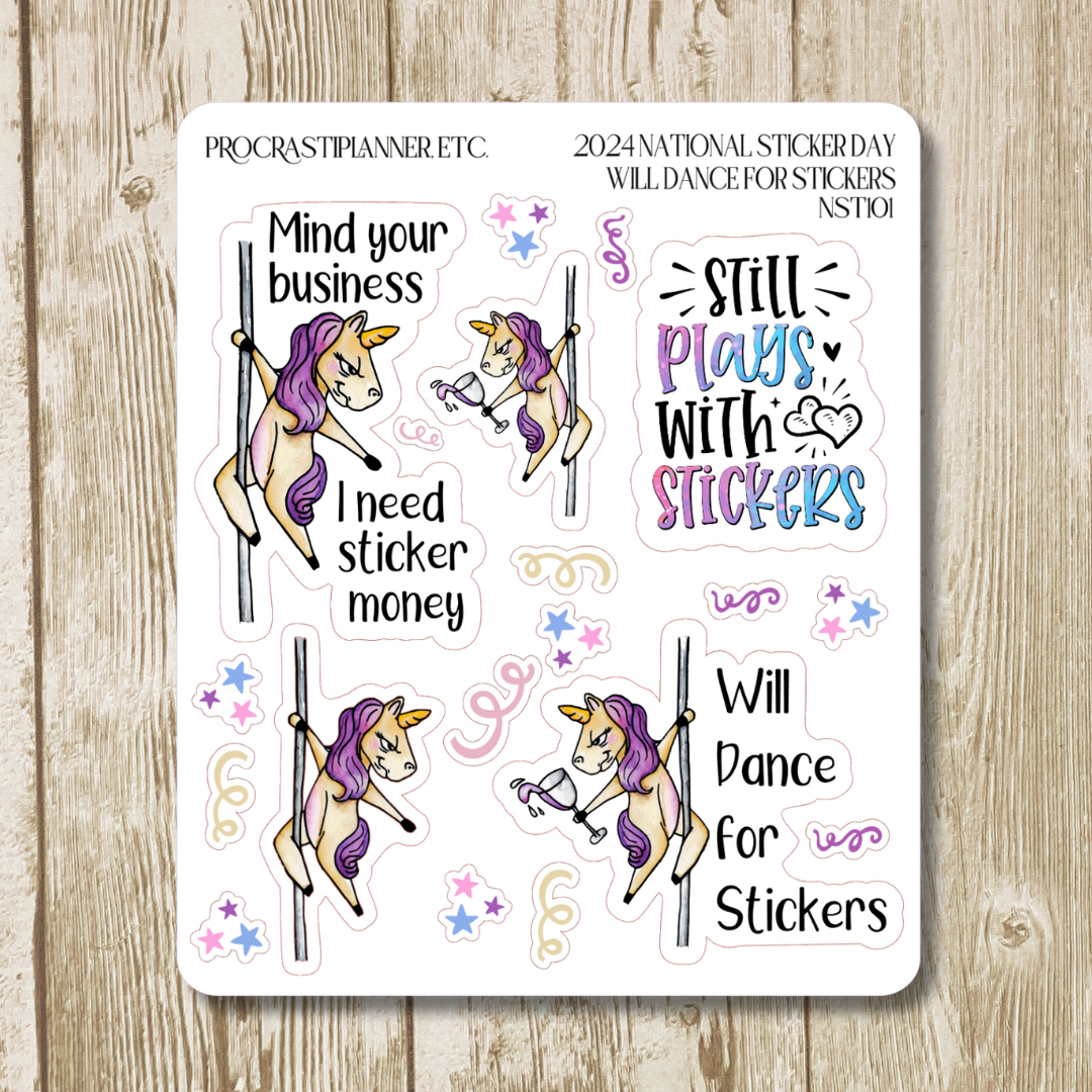 Will Dance for Stickers