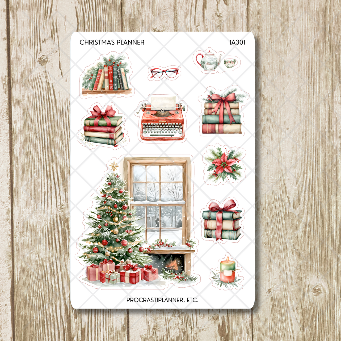 Christmas Planner Decorative Stickers