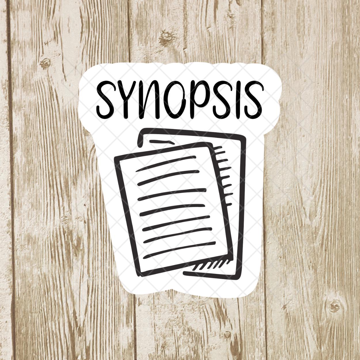 Synopsis Writer Planner Stickers