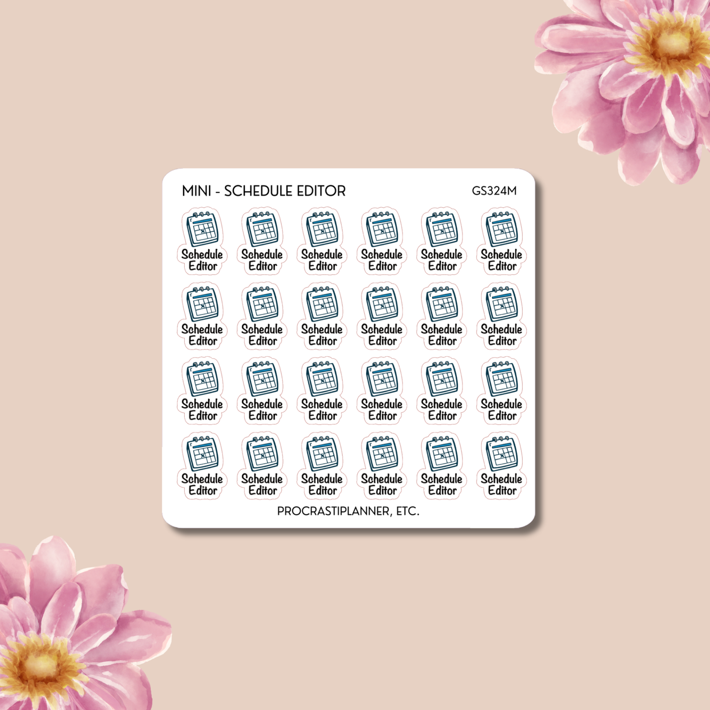 Schedule Editor Appointment Planner Stickers
