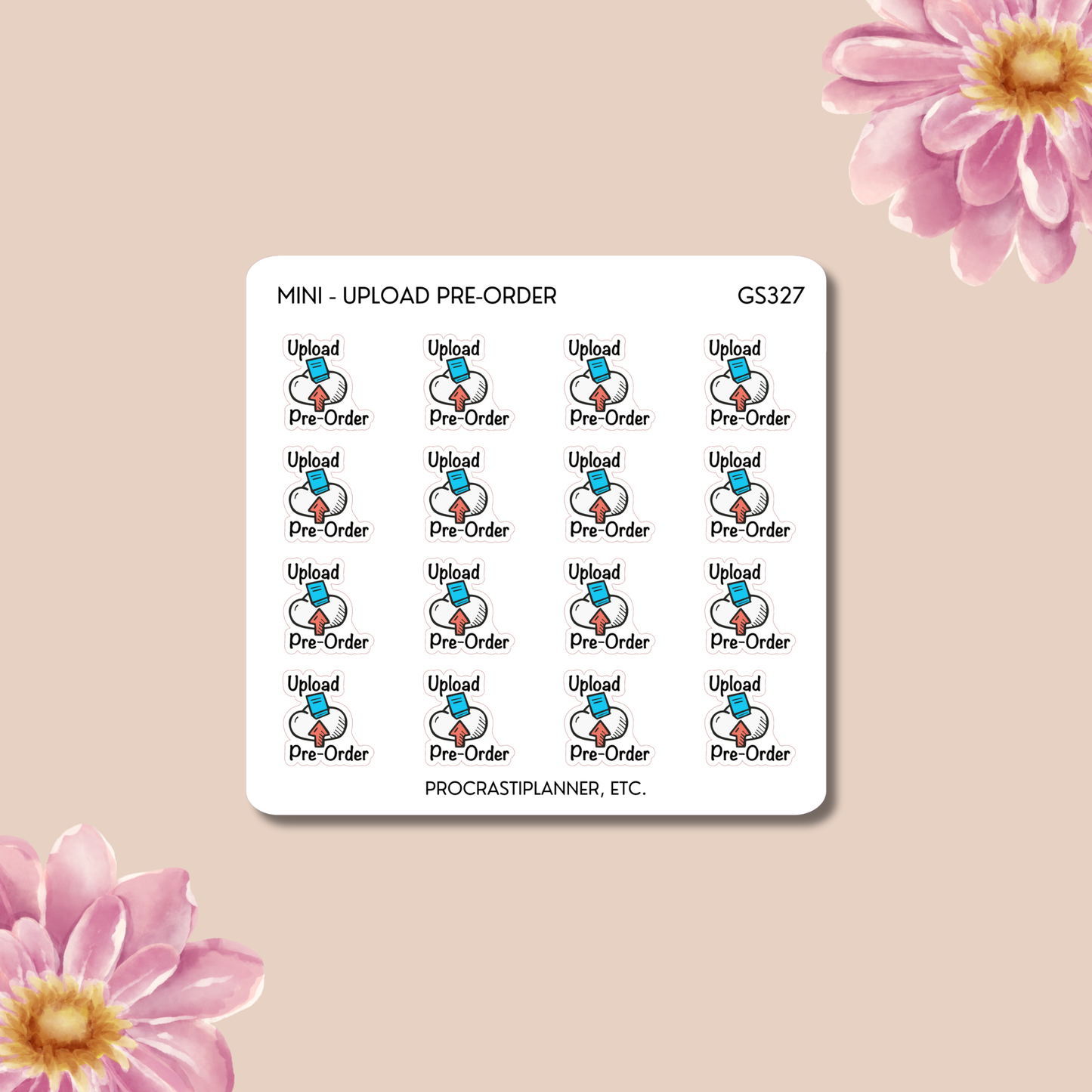 Upload Pre-Order Planner Stickers