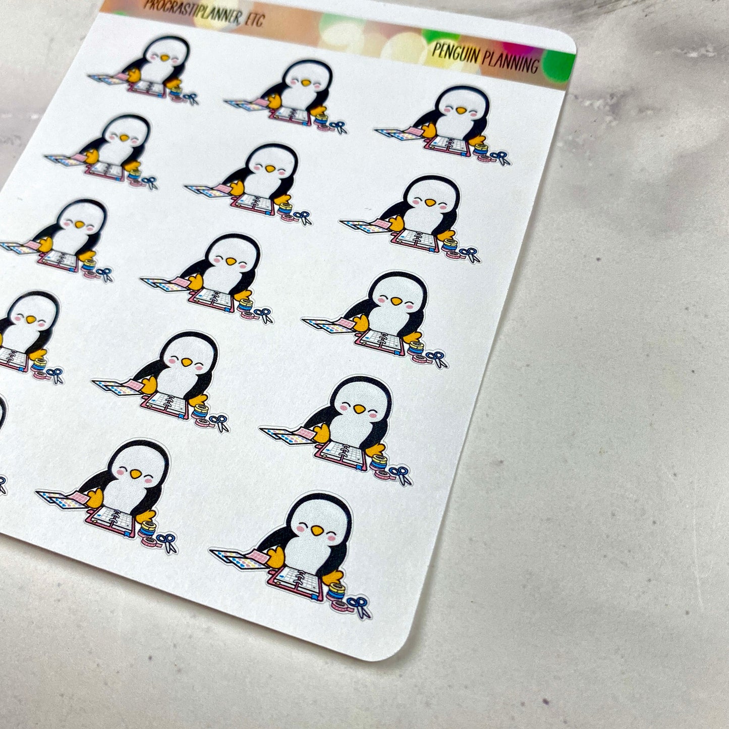 Penguin Planning - Planner Stickers