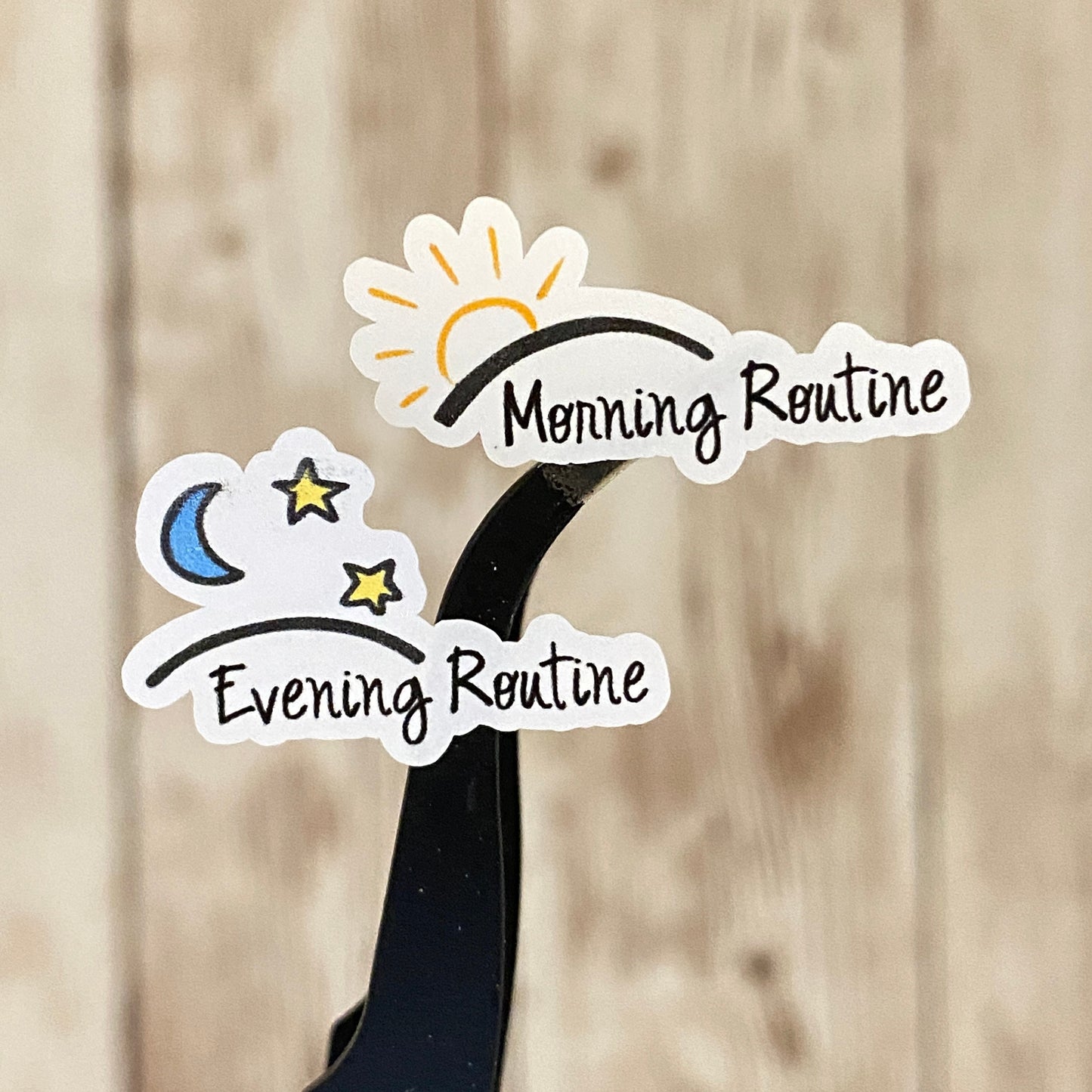 Morning and Evening Routine Stickers AM/PM Format Planner Stickers