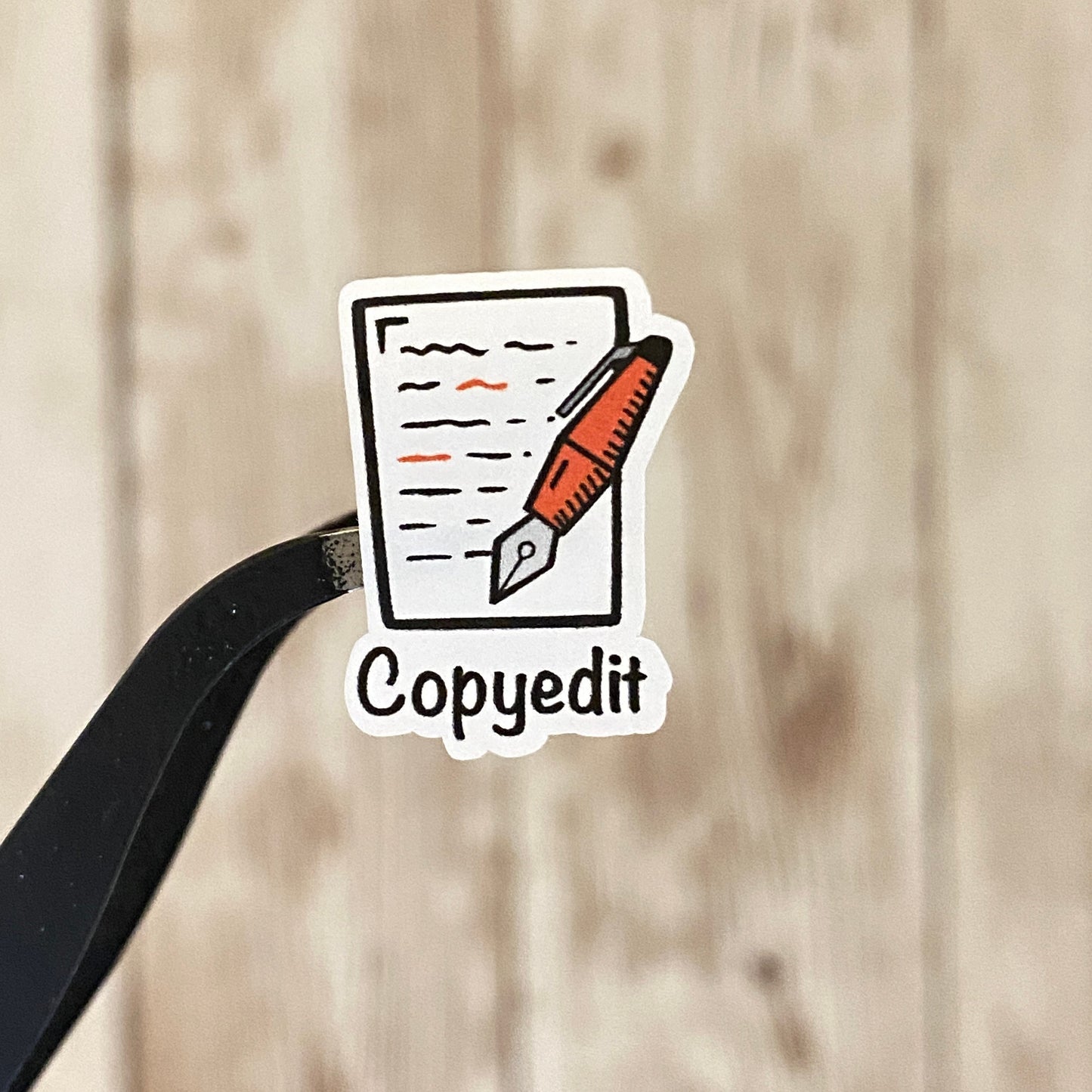 Copyedit Planner Stickers for Editors, Agents Authors and Writers