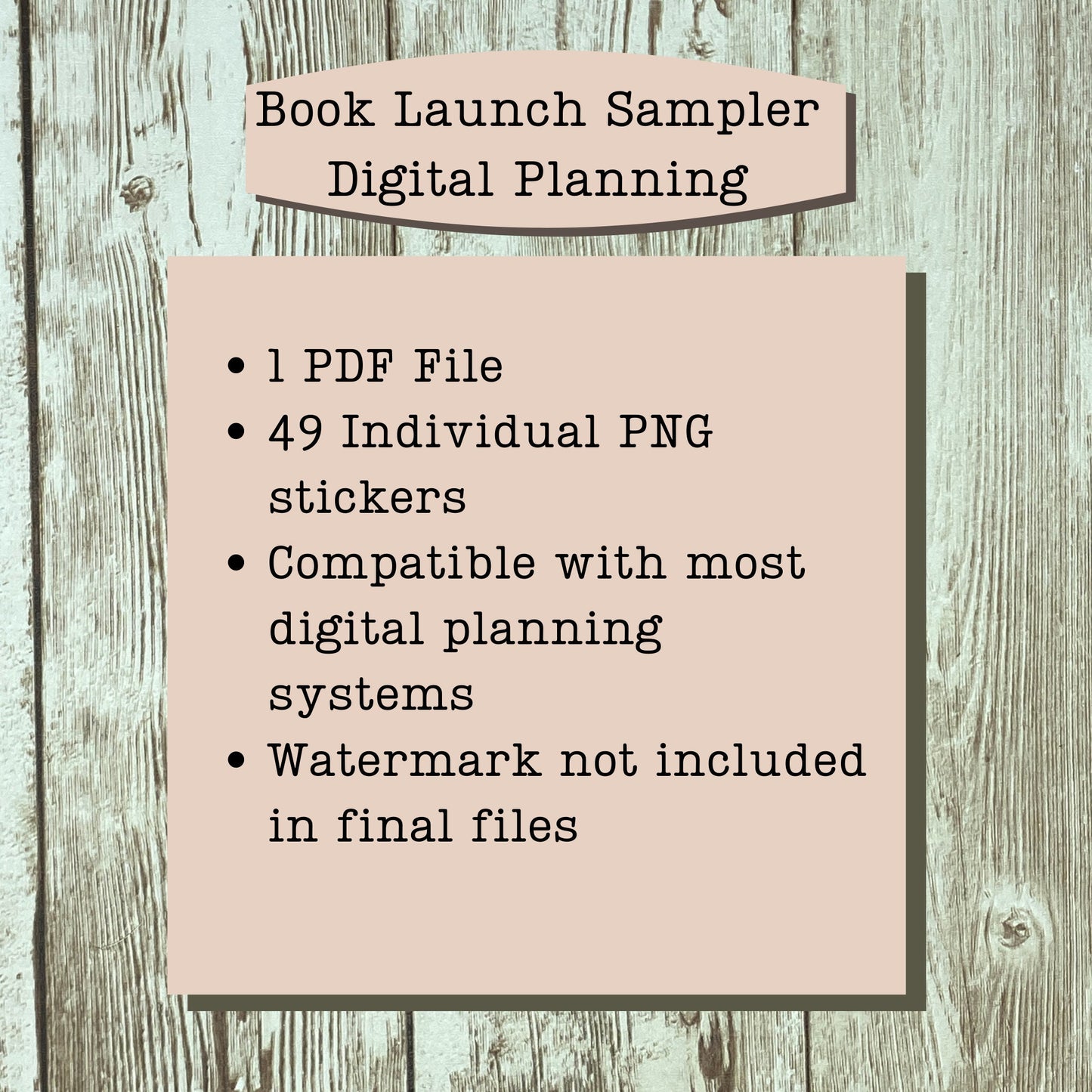 Digital Book Launch Planner Stickers - PNG Stickers for Goodnotes or Digital Planning for Writers, Authors