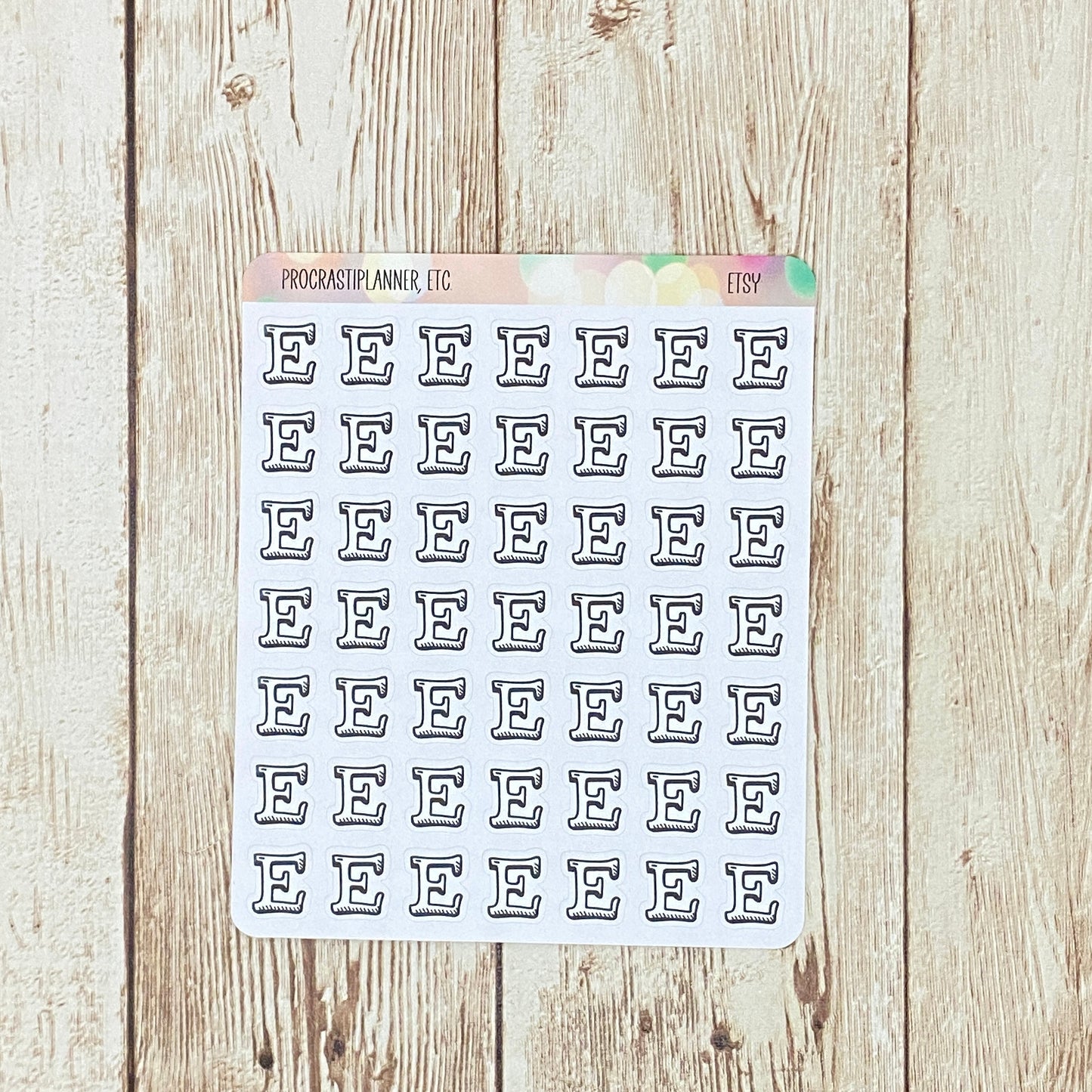 Etsy Social Media Icon Planner Stickers
