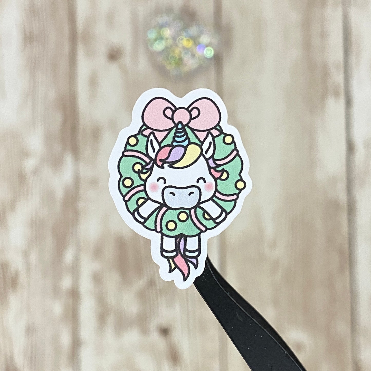 Unicorn Christmas Holiday Planner Planner Stickers
