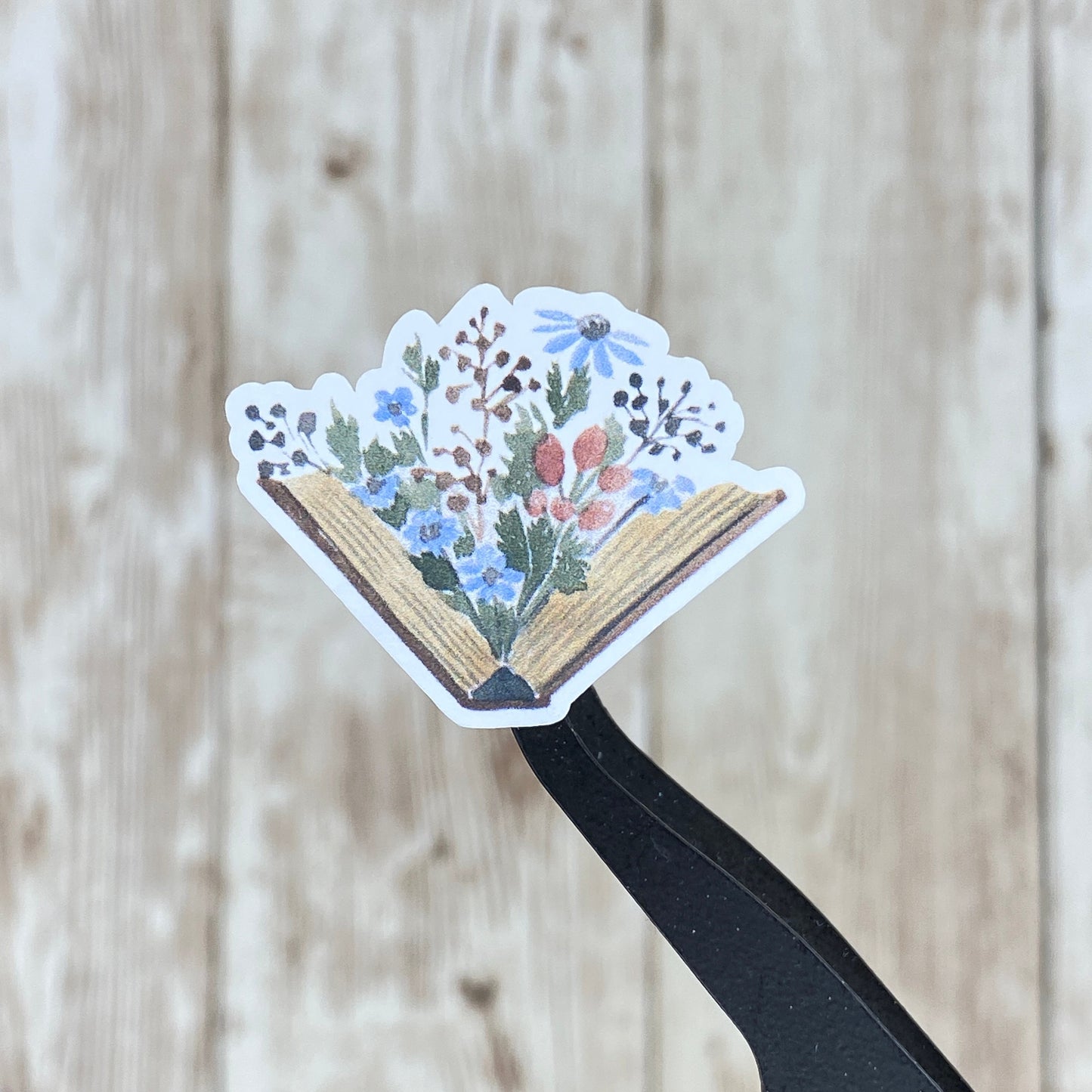Floral Books Planner Stickers