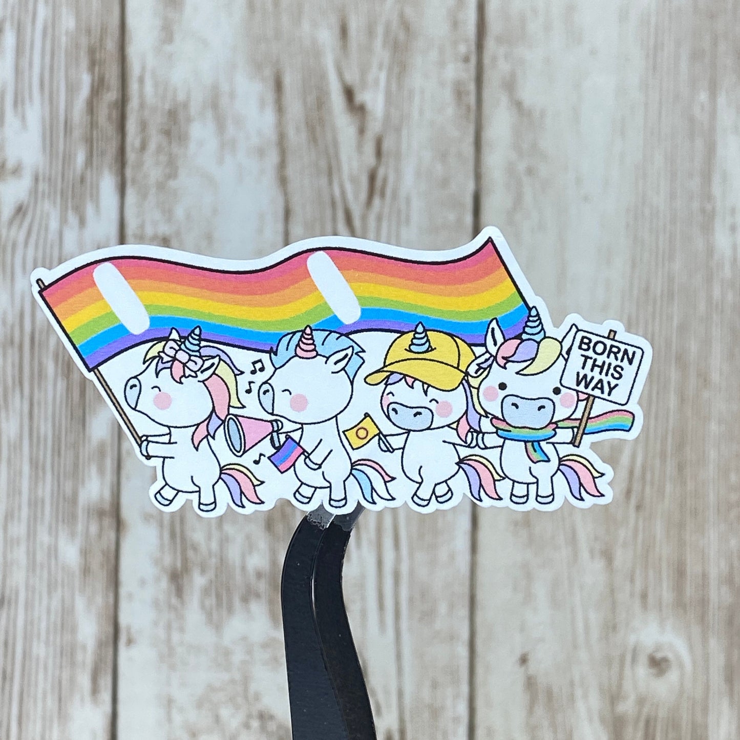 Unicorn Pride Planner Stickers for Agendas or Journals