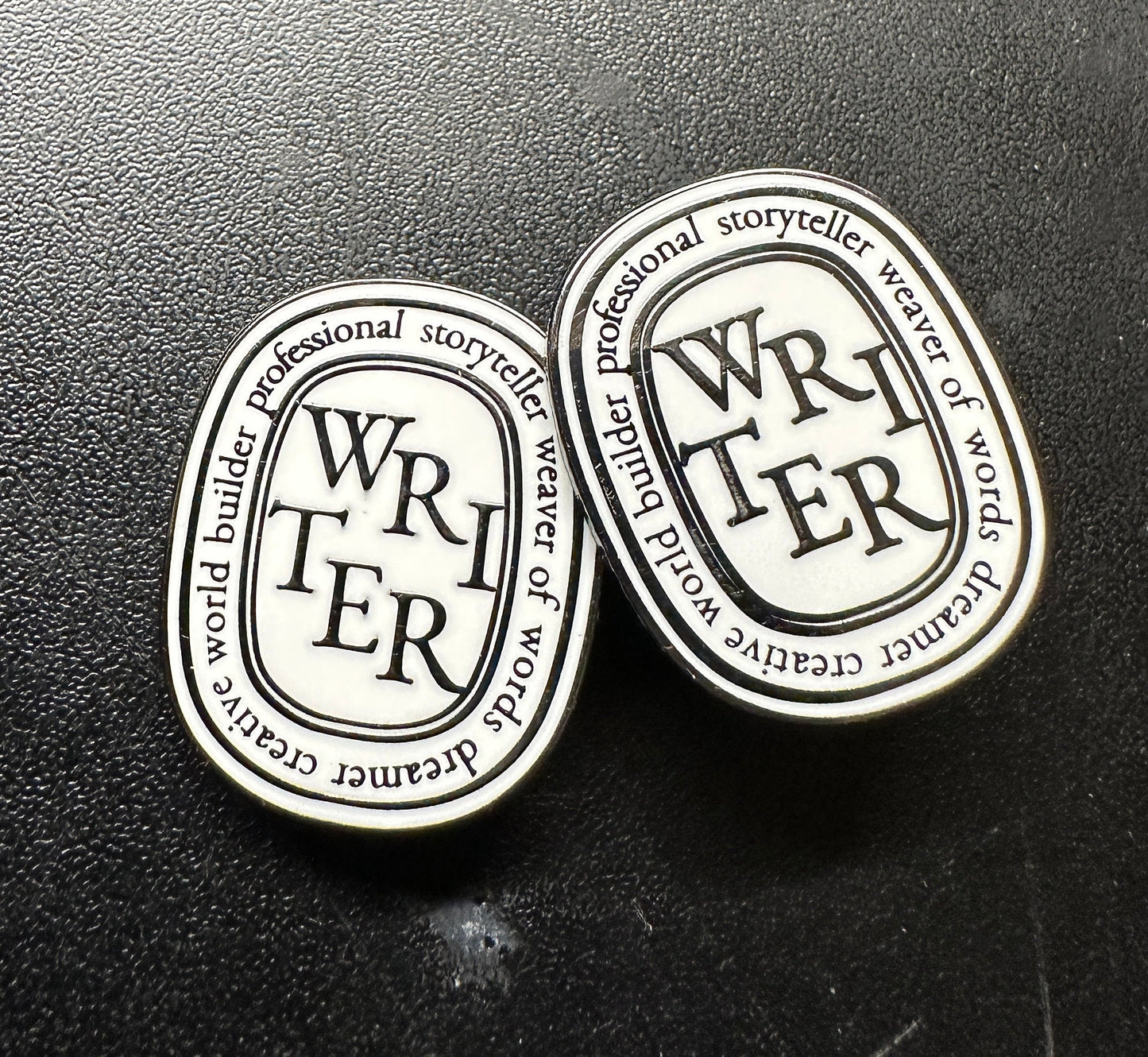 Writer Enamel Pin or Magnet