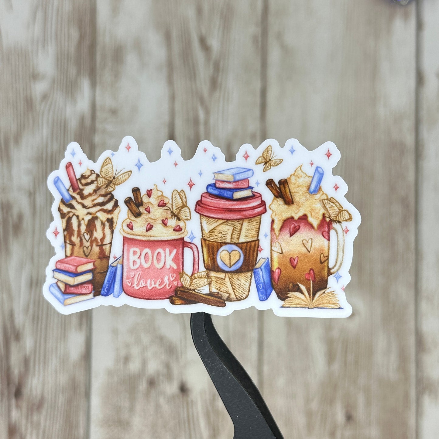 Book Lover Theme Vinyl Decal Sticker Sheet
