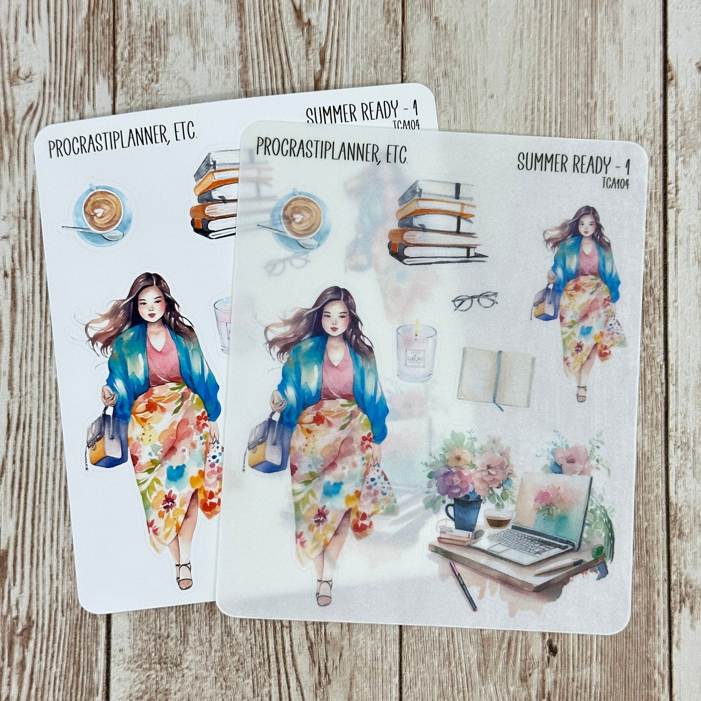 Summer Ready Planner Stickers for Agendas Planners and Journals