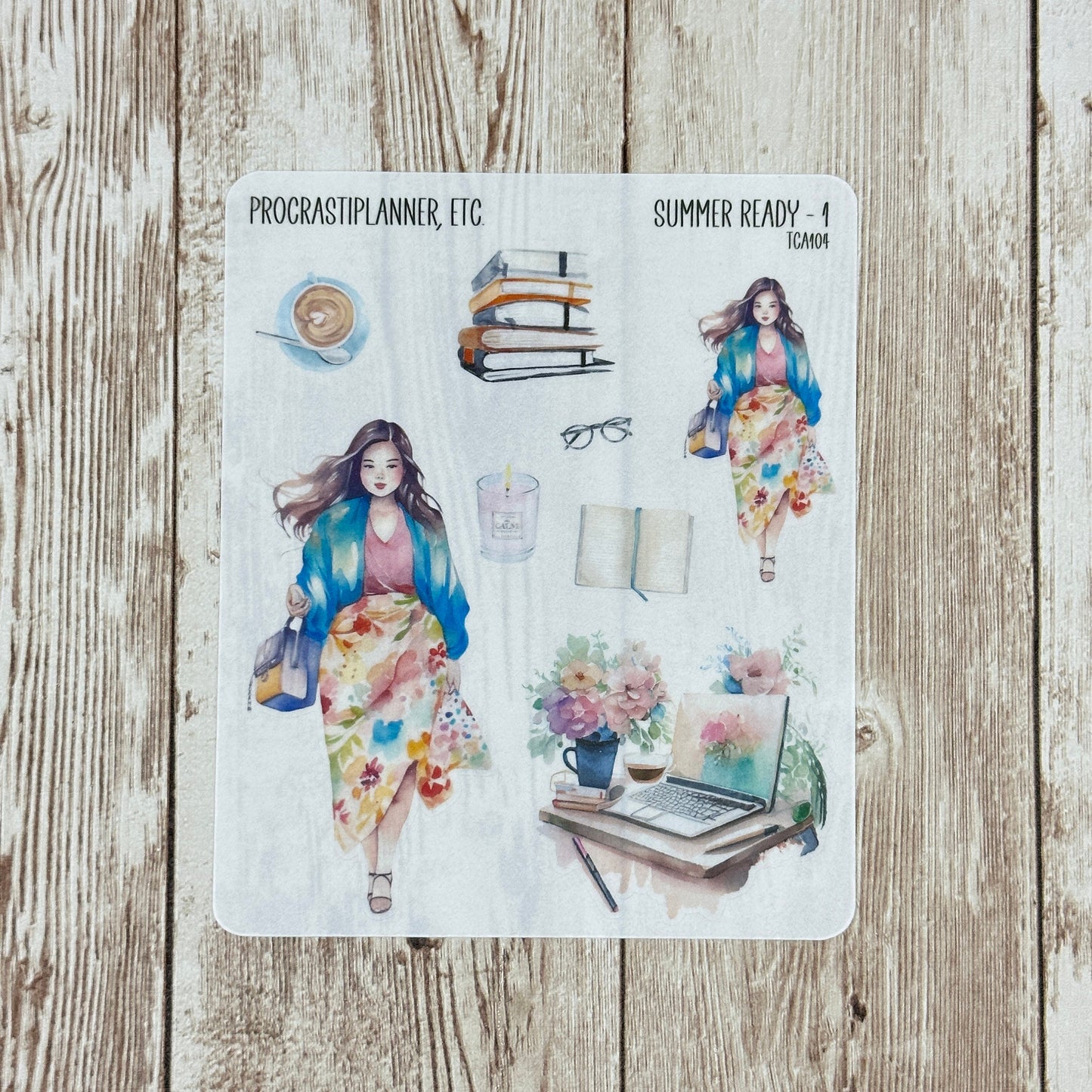 Summer Ready Planner Stickers for Agendas Planners and Journals