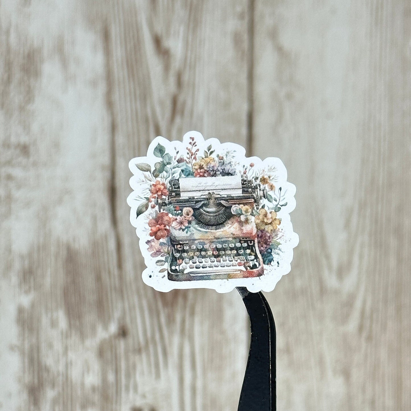Flowers Coffee and Typewriters Planner Stickers for Agendas Journals Scrapbooks