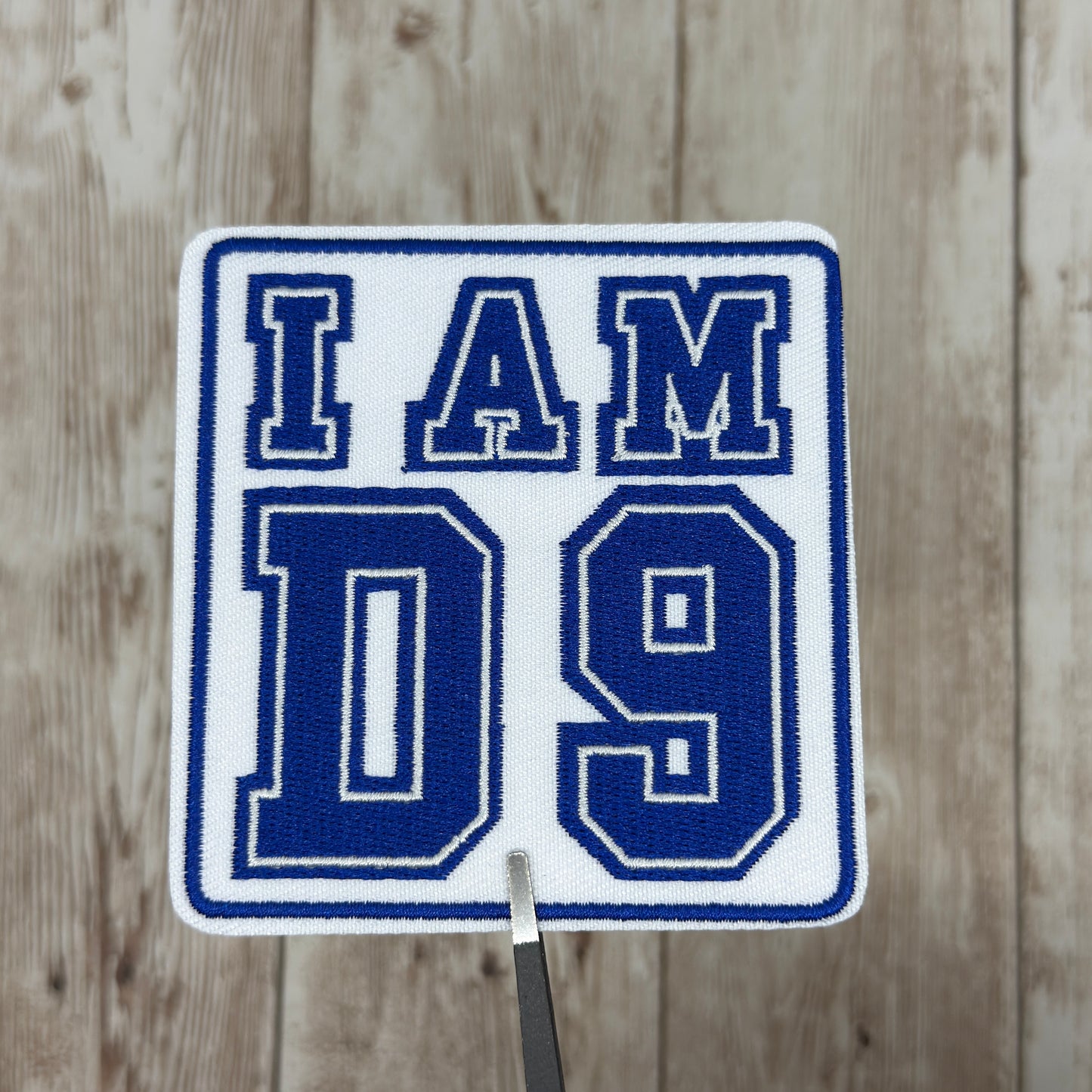I Am D9  Iron On Patch - Multiple Options