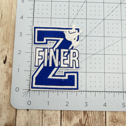 Finer Iron On Patch