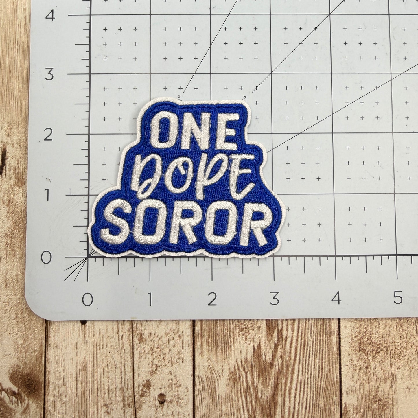 One Dope Soror Iron On Patch