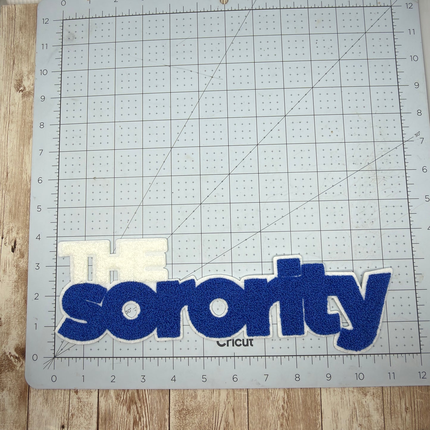 The Sorority Chenille Iron On Patch