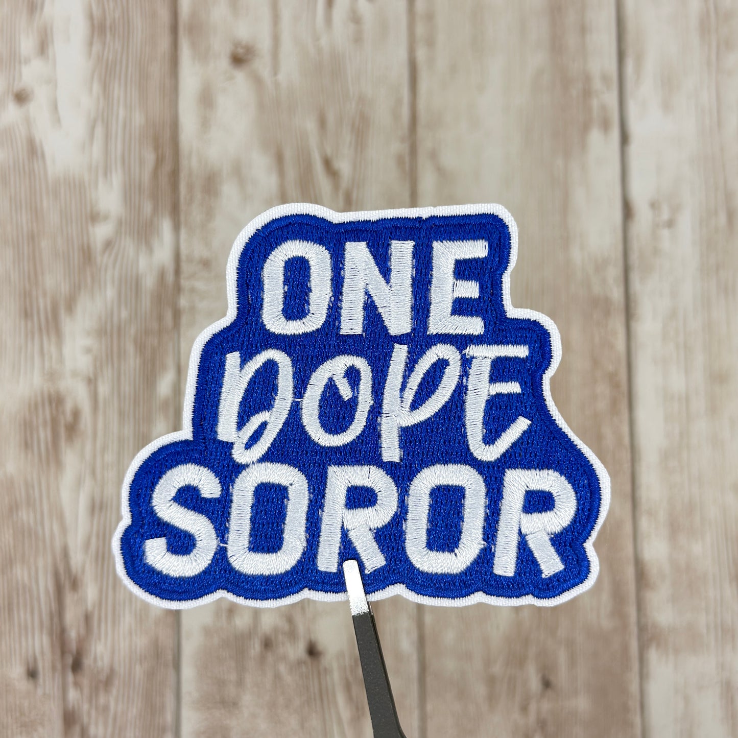 One Dope Soror Iron On Patch