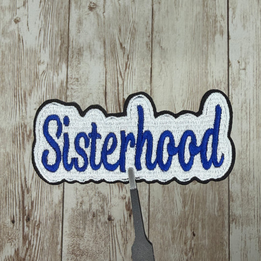 Sisterhood Iron On Patch