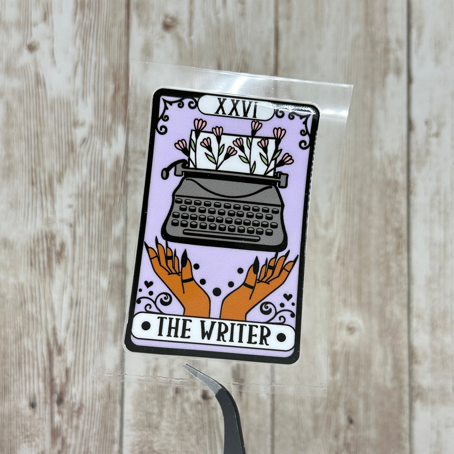 The Writer Tarot UVDTF Decal