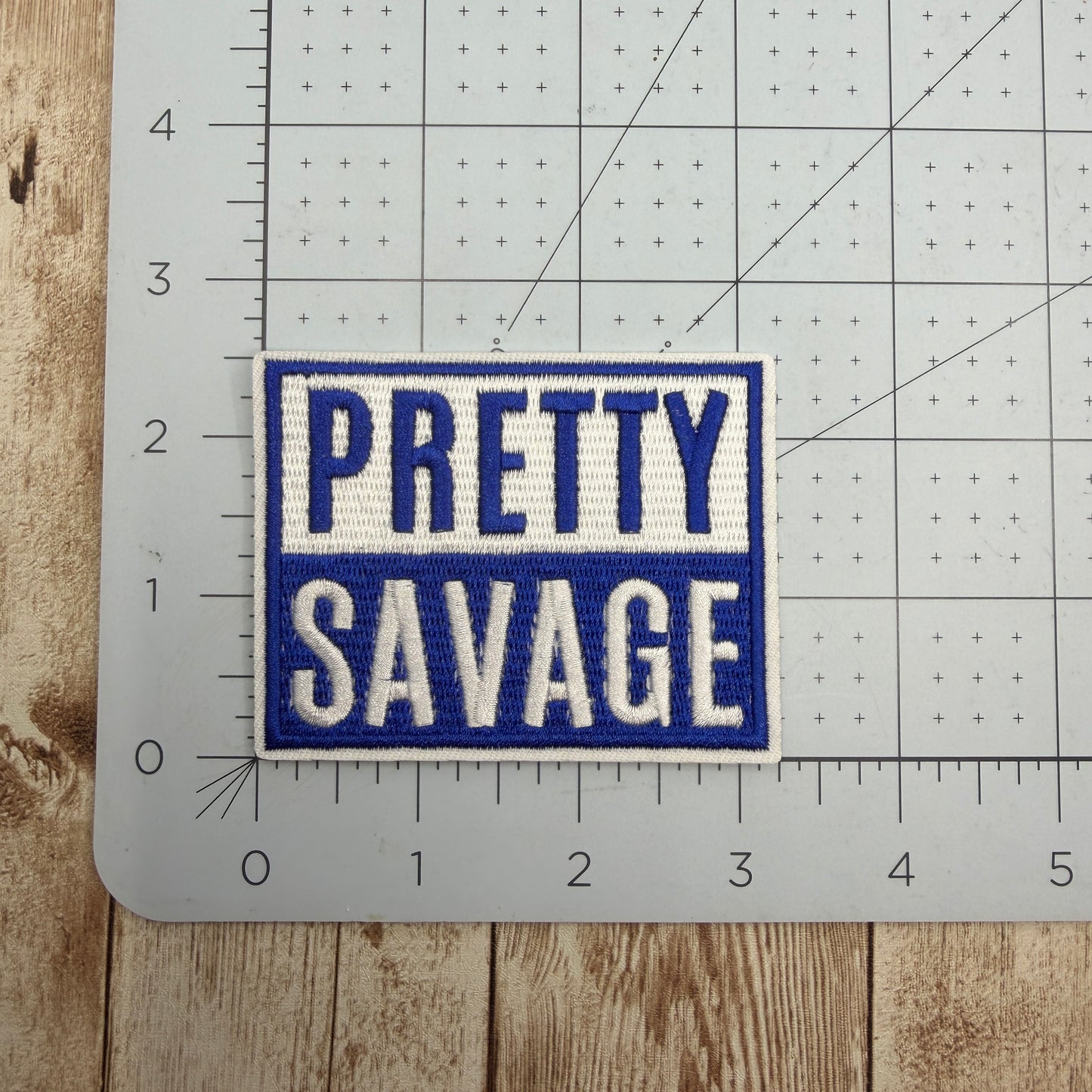 Pretty Savage Iron On Patch