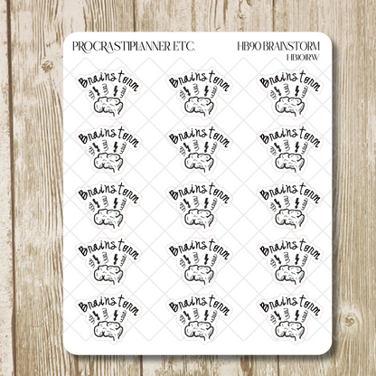 HB90 Method - Brainstorm Planner Stickers