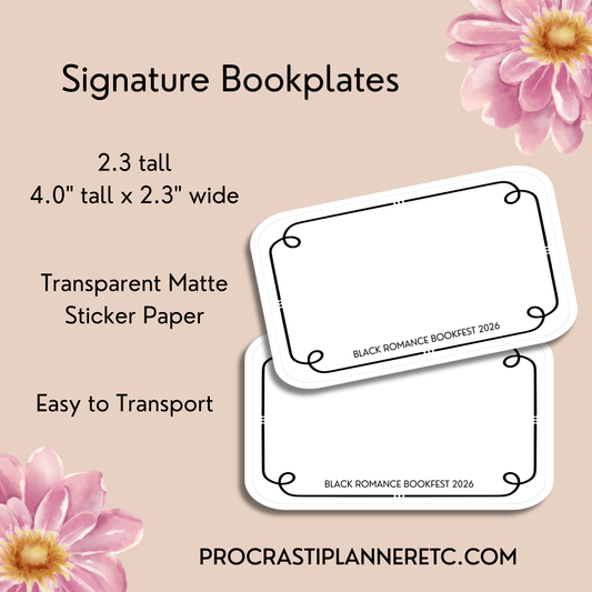 Black Romance Bookfest 2026 Signature Bookplates