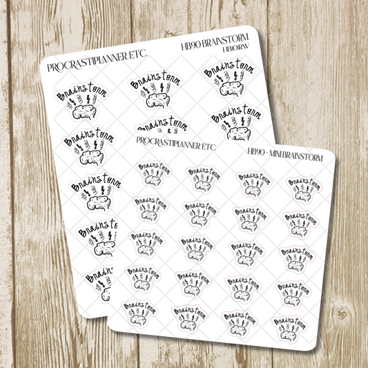 HB90 Method - Brainstorm Planner Stickers