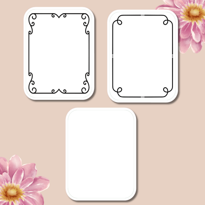 Blank Decorative Bookplates Sets