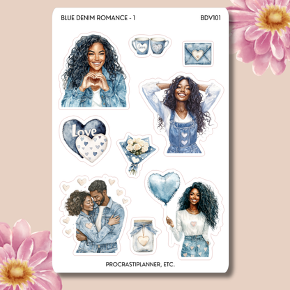 Blue Denim Romance Deco